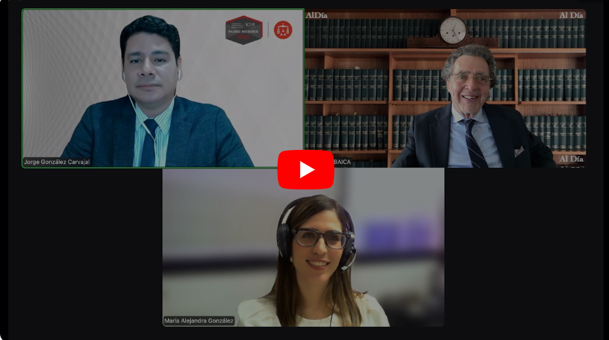 La foto muestra a los expositores del programa